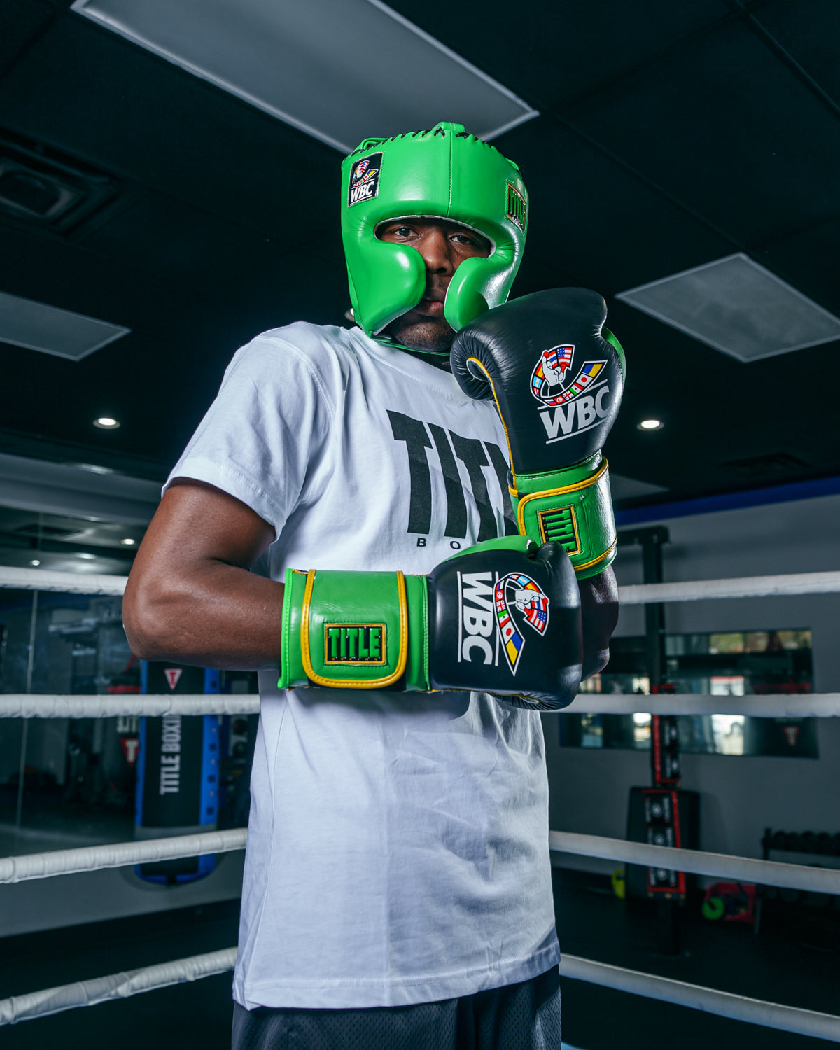 WBC by TITLE Boxing Training Gloves - Professional Boxing & MMA Sparring Gear for Fitness Training & Heavy Bag Workouts
