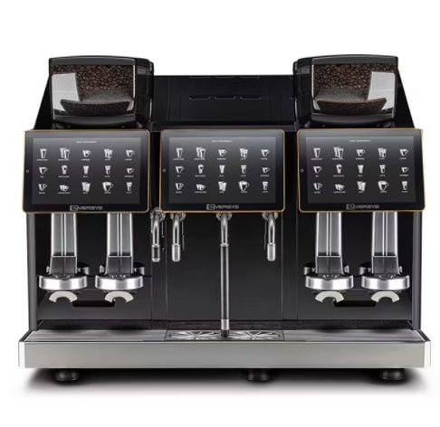 Eversys Shotmaster Pro Superautomatic Espresso Machine - Commercial Grade Coffee Maker for Cafes & Offices - Perfect for Barista-Quality Espresso, Cappuccino & Latte