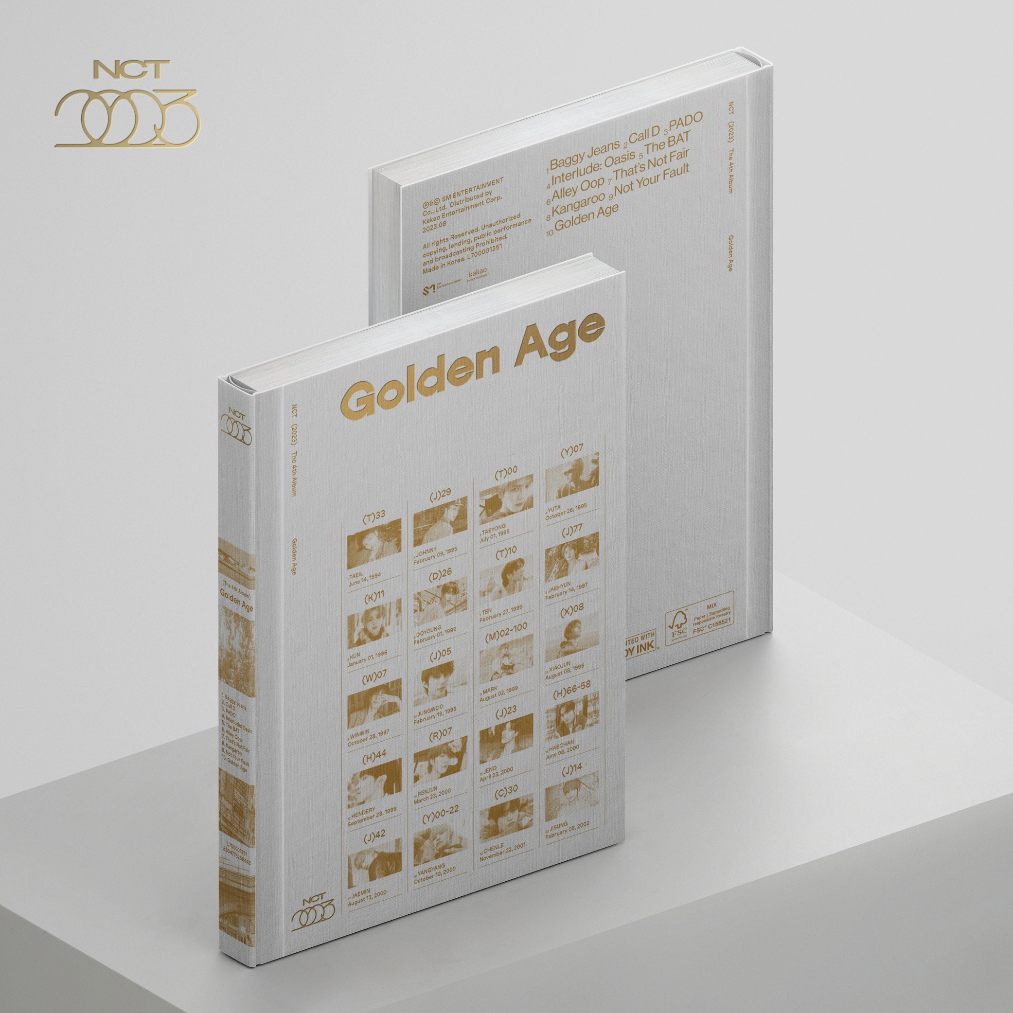 NCT 4TH ALBUM 'GOLDEN AGE' - K-Pop Music CD + Exclusive Photobook | Perfect for K-Pop Fans, Collectors & Gift Giving