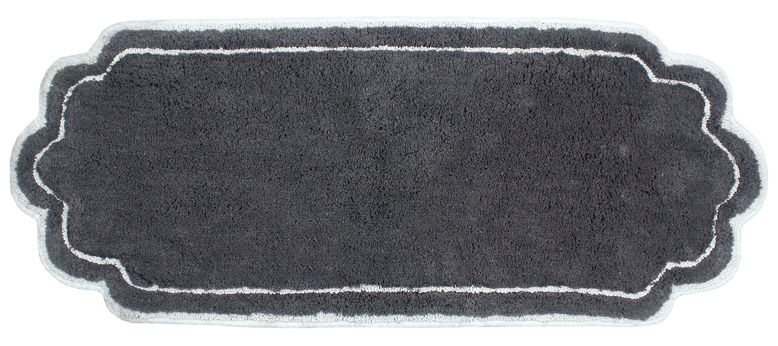 Home Weavers Allure Collection 100% Cotton Tufted Bathroom Rug - Soft, Absorbent & Non-Slip Bath Mat for Bathroom Floor - Machine Washable Runner (21