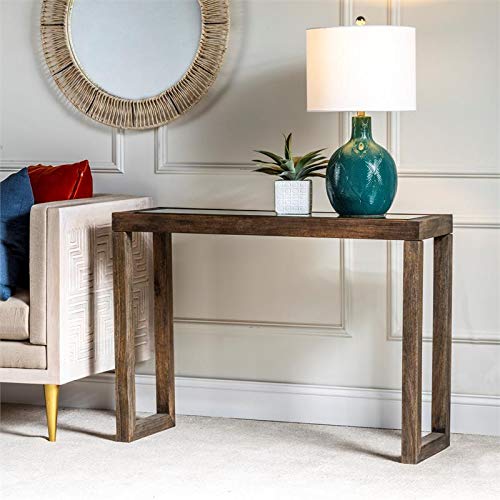 Brown Valmont Wood Console Table - Crestview Collection Evolution | Entryway, Living Room & Hallway Furniture for Home Decor