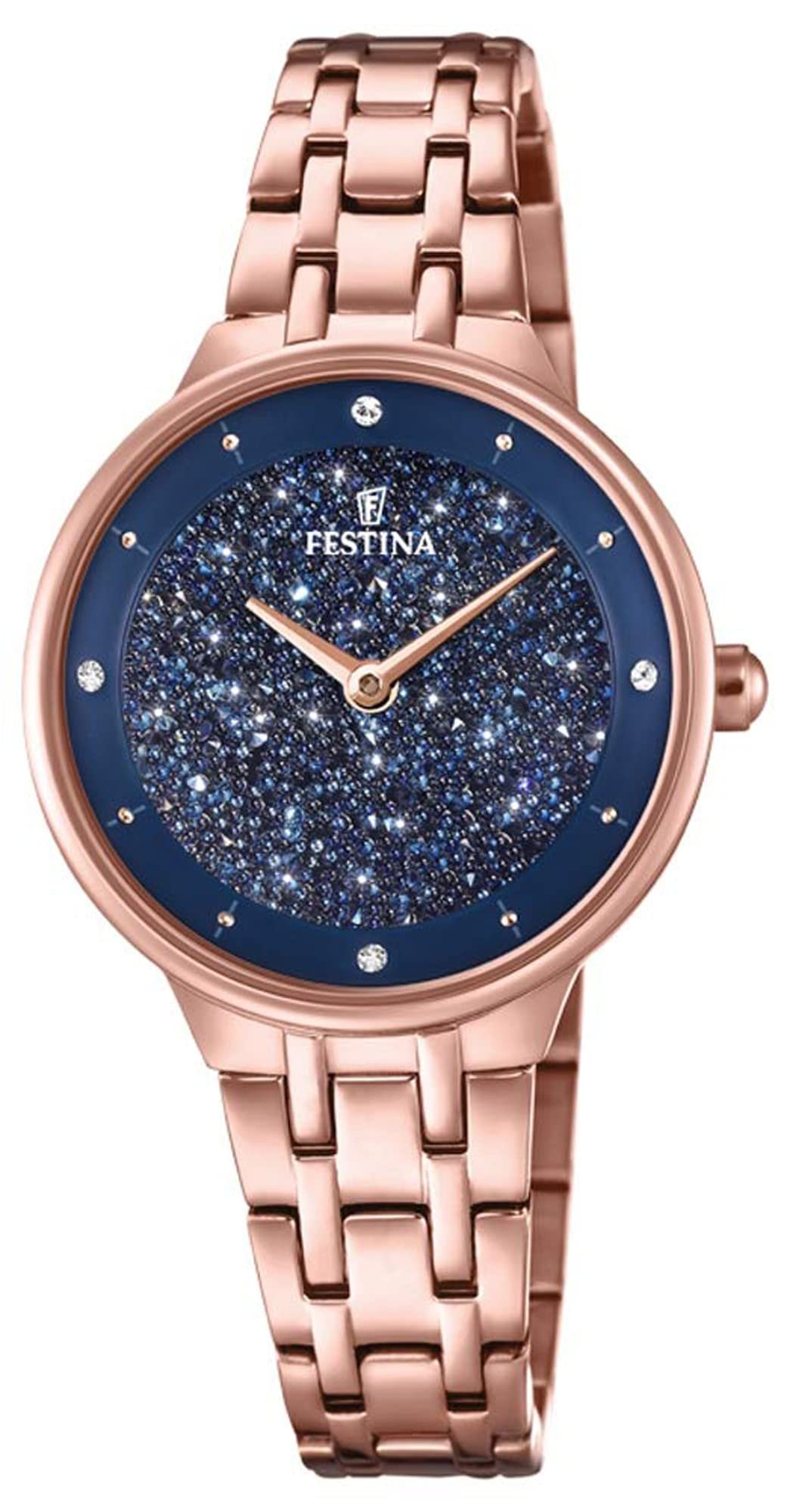 Festina Women's Analog Quartz Watch F20384/3 - Stainless Steel Bracelet, Water Resistant, Elegant Dress Watch for Office, Party & Everyday Wear
