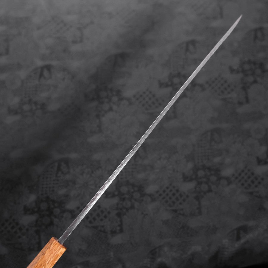Premium Yanagiba Sushi Knife - Blue Steel #2 Kurouchi Tsuchime Finish with Urushi Handle (300mm) - Perfect for Sushi Chefs & Japanese Cuisine Preparation