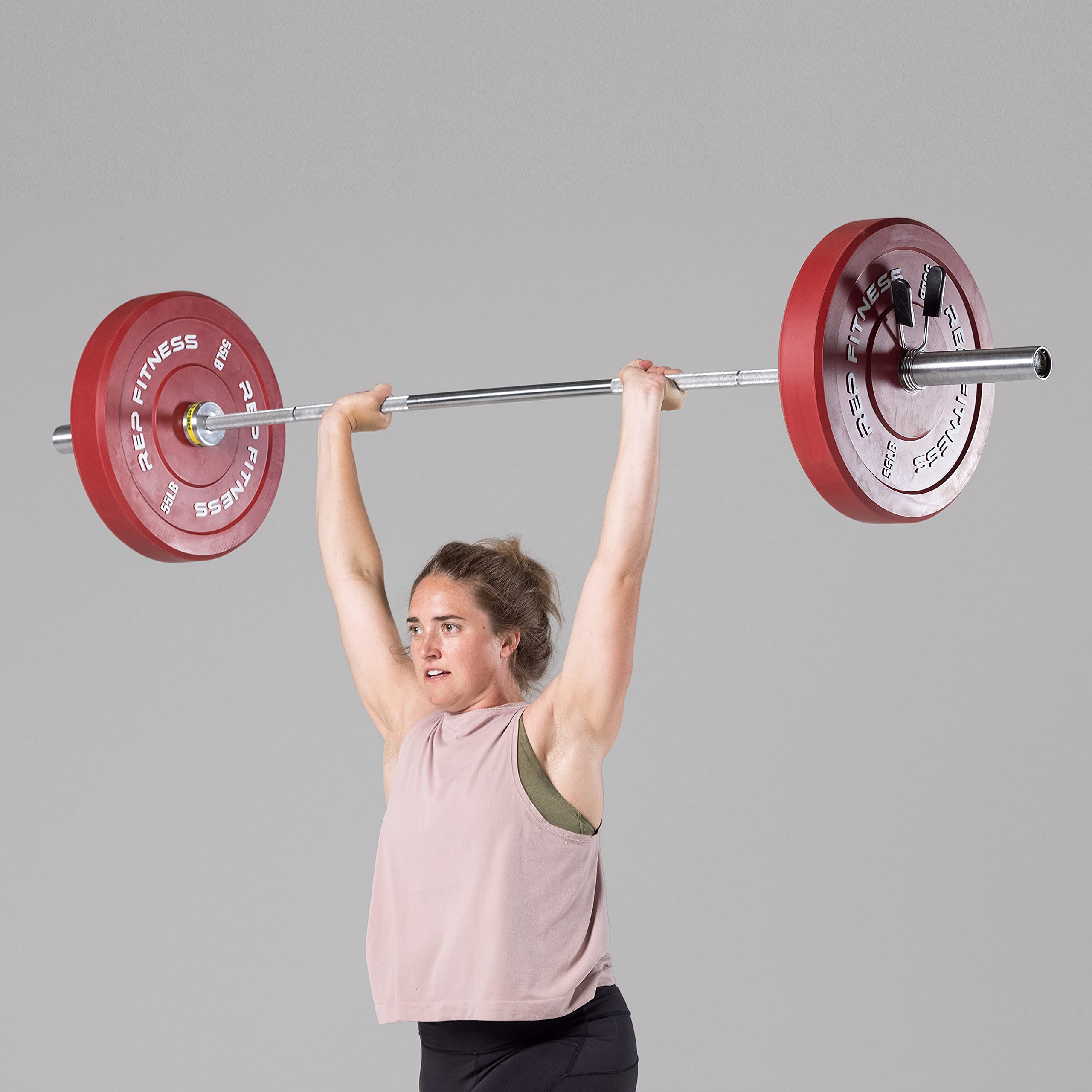 REP Fitness Color Bumper Plates - Olympic Weight Plates Set for CrossFit, Powerlifting & Home Gym - Durable Rubber Weight Plates for Strength Training & Fitness - Ideal for Garage Gym, Weightlifting & Functional Training