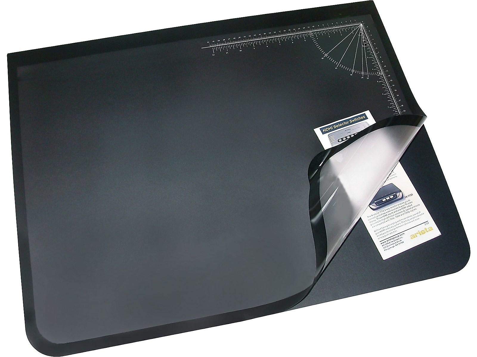 Artistic 41100 Logo Pad with English/Metric Ruler - 24x19 Inch Black Sketchbook for Graphic Designers & Architects | Perfect for Drawing, Drafting & Creative Projects