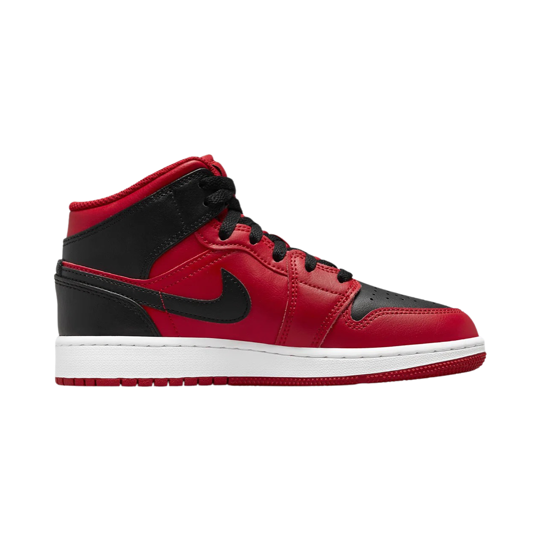 Air Jordan 1 Mid GS Gym Red 2.0 Basketball Shoes for Kids - Perfect for School, Sports & Casual Wear