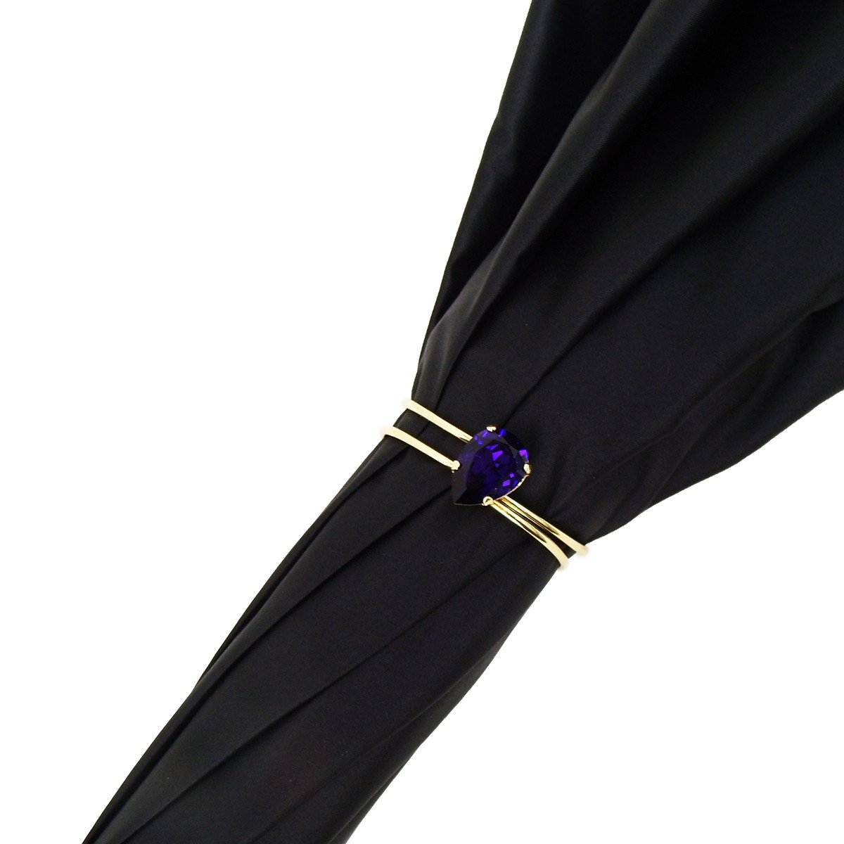 Luxury Black & Purple Double Layer Umbrella - Waterproof Windproof Compact Folding Travel Umbrella for Men & Women - Perfect for Rainy Days, Outdoor Events, and Fashion Accessories