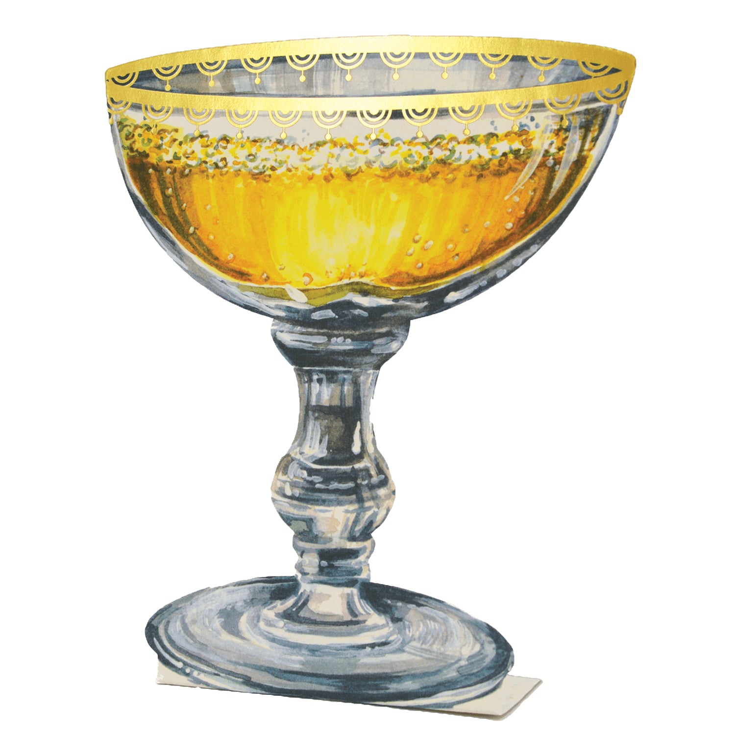 Elegant Champagne Coupe Place Card Holders - Wedding Table Name Card Holders for Bridal Shower, Anniversary & Formal Events - Perfect for Wedding Seating Cards, Place Settings & Party Decorations