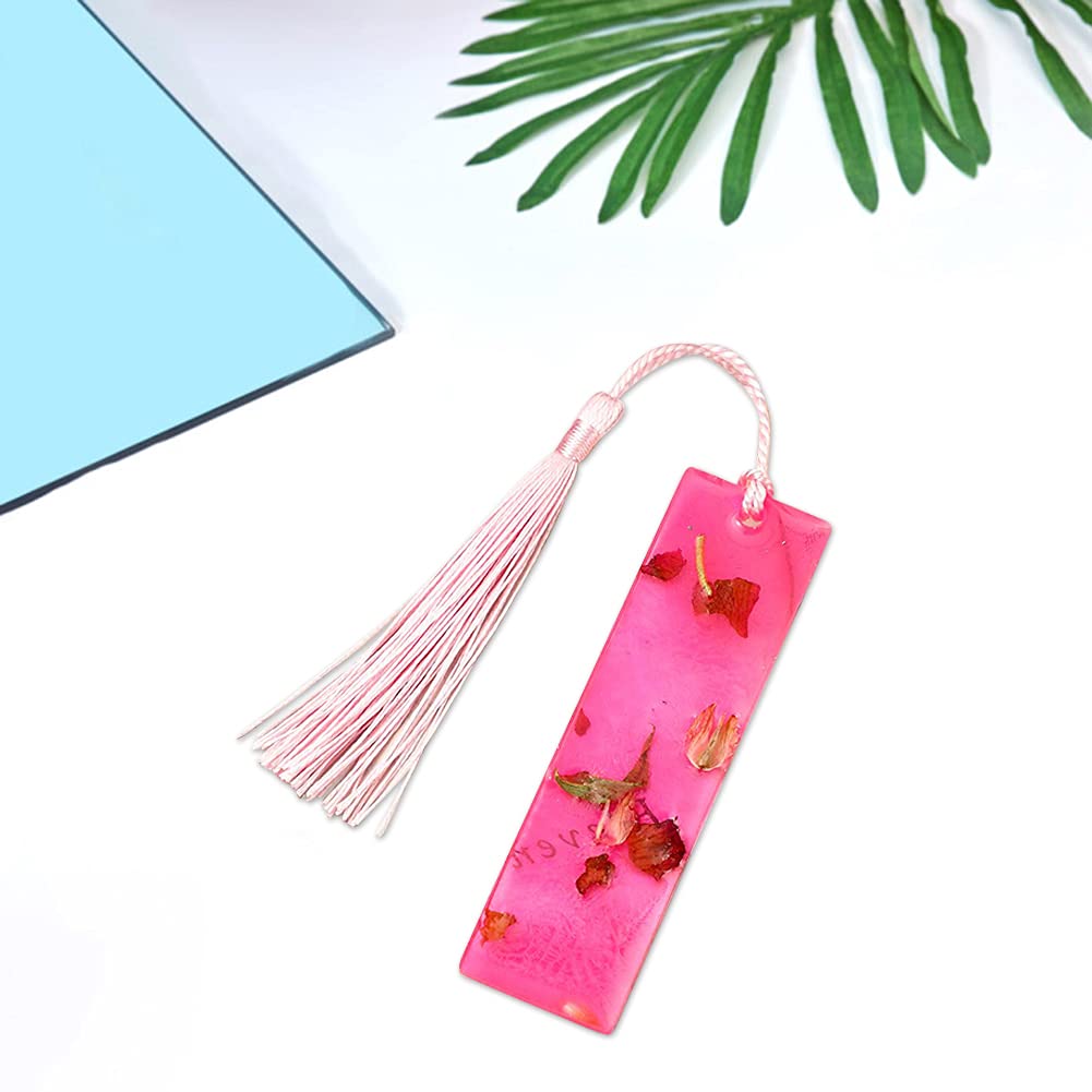 Epoxy Resin Silicone Bookmark Molds - Rectangle DIY Jewelry Making Molds for Pendants, Cake Decorating, Chocolate & Jelly Crafts - Perfect for Handmade Gifts, Scrapbooking & Home Decor