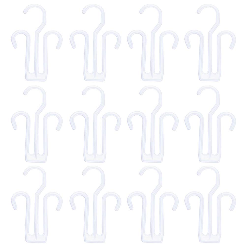 Zerodeko 20-Pack Multifunctional Shoe Hanging Organizer - Space Saving Shoe Rack, Wall Mount Shoe Hanger for Closet, Entryway & Bathroom - Perfect for Drying Slippers, Sneakers & Boots