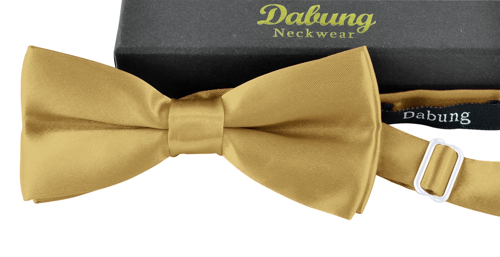 Moda Di Raza Adjustable Pre-Tied Bow Ties for Men - Classic Wedding Neckwear for Formal Events, Prom & Business Occasions