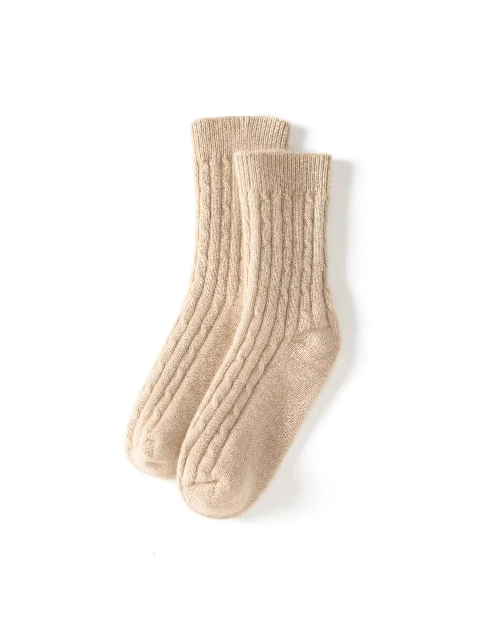 Luxury Knit Cashmere Crew Socks for Women & Men - Ultra Soft Winter Warm Socks - Perfect for Home, Office & Outdoor Activities