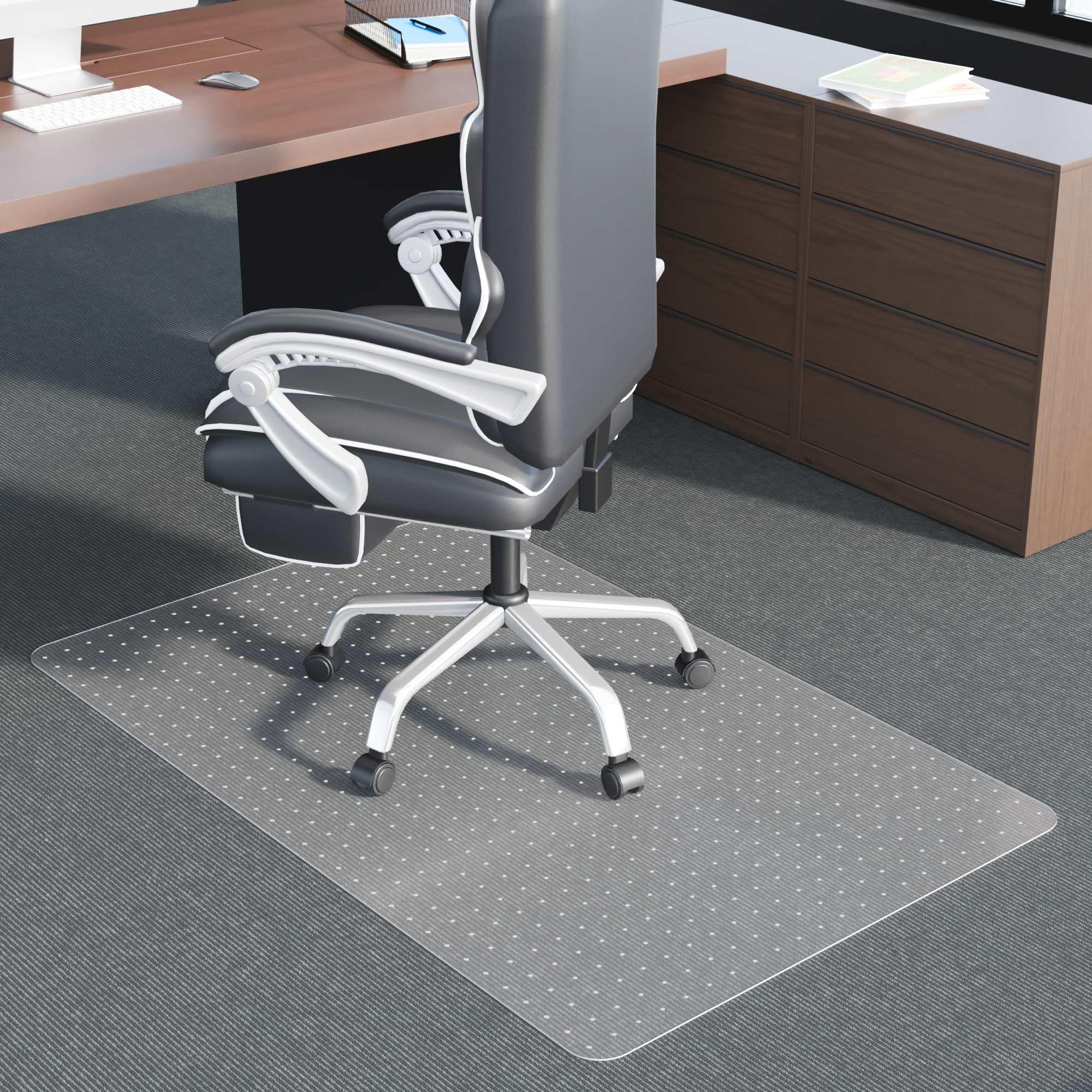 Clear Office Chair Mat for Low Pile Carpet - 55