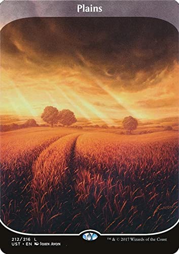 MTG Magic: The Gathering Plains (212) Unstable UST - Basic Land Card for Commander, Standard & Casual Play - Perfect for Deck Building & Collectors
