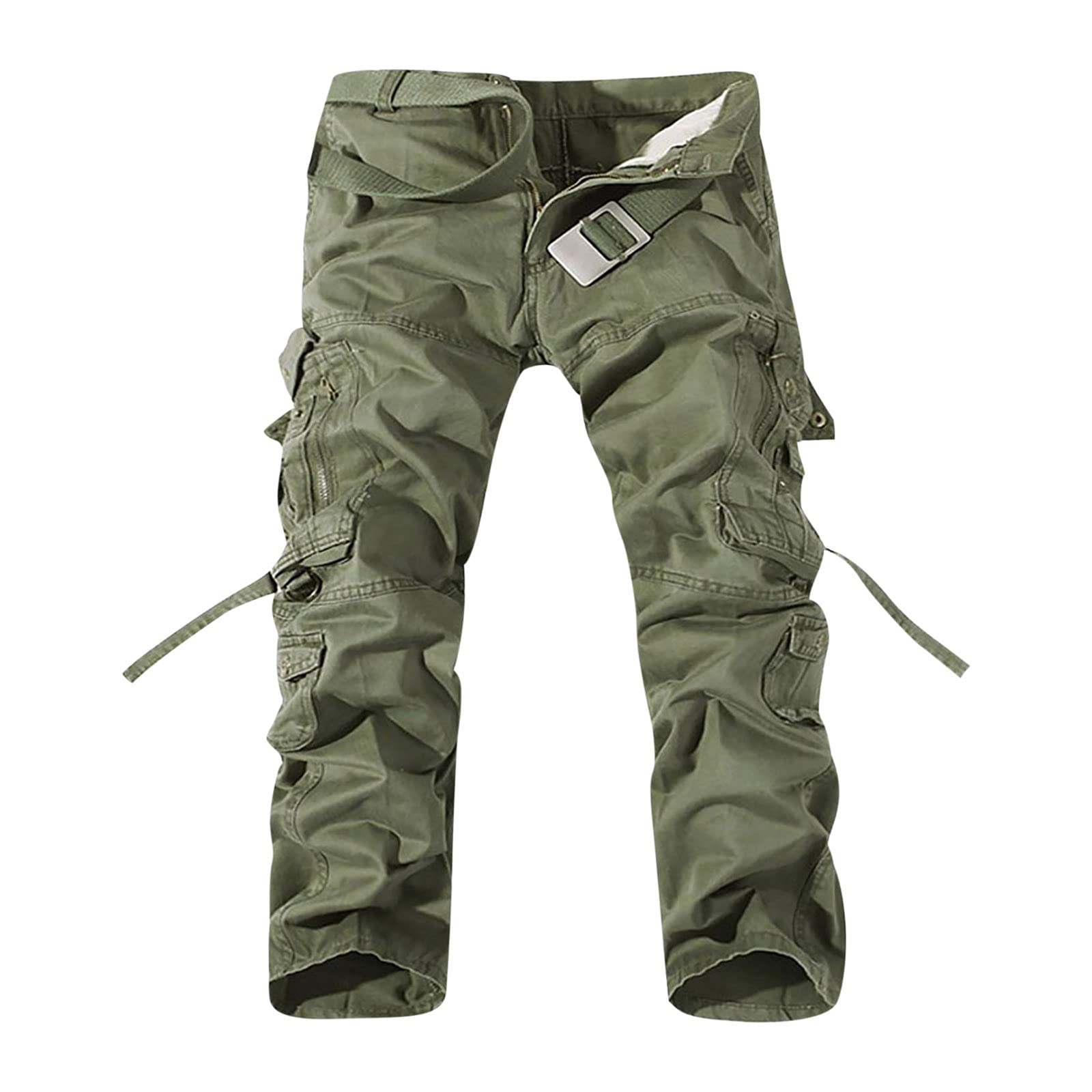 Men's Tactical Cargo Pants - Lightweight Waterproof Military Work Pants with Multiple Pockets for Outdoor Hiking, Camping & Combat - Durable Outdoor Adventure Trousers