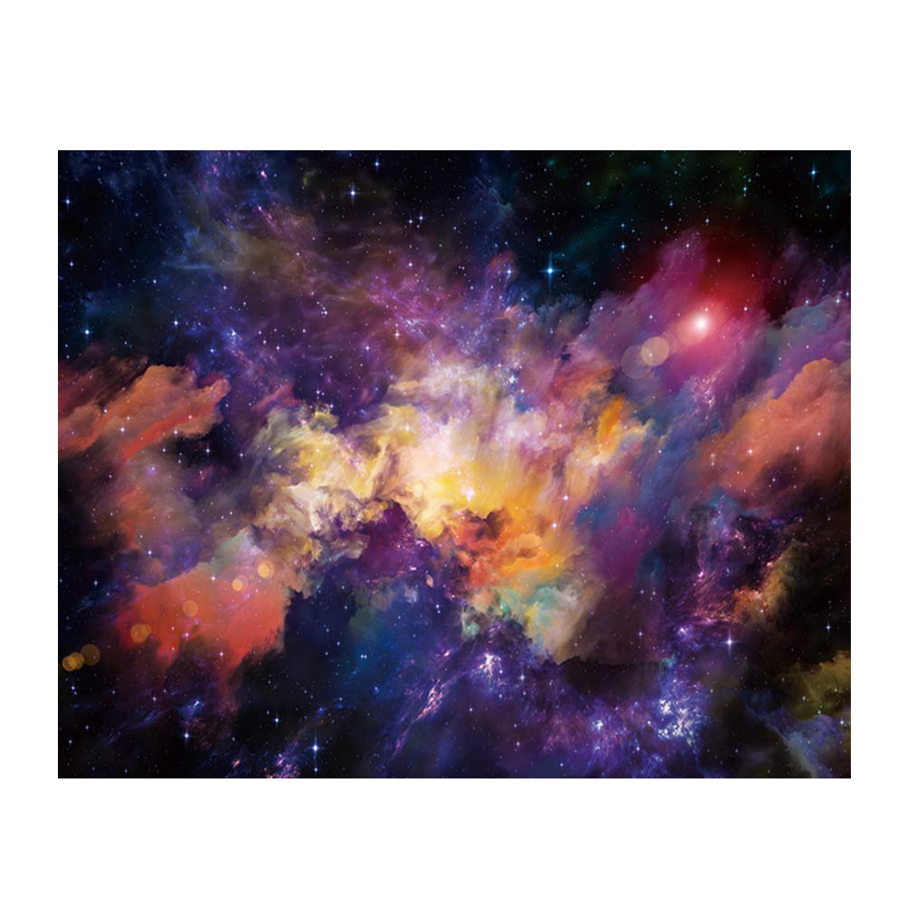 DOITOOL Starry Sky Wall Tapestry - 80x60 Inch Digital Printed Bohemian Wall Hanging for Living Room, Bedroom Decor | Colorful Space Theme Home Decor | Perfect for Dorm, Party Backdrop & Photo Shoot Background