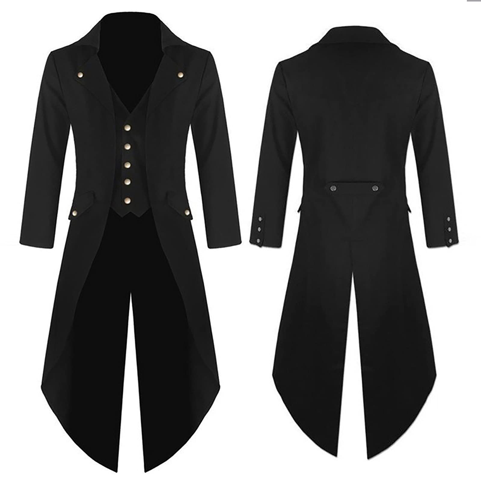 Vintage Renaissance Gothic Jacket for Women - Elegant Fall Winter Holiday Coat with Victorian Style | Perfect for Halloween, Cosplay, and Gothic Fashion Events