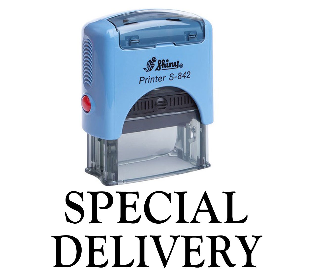 Custom Self-Inking Rubber Stamp for Office & Business - Personalized Shiny Stamp for Documents, Envelopes & Paperwork - Perfect for Mailing, Filing & Organization