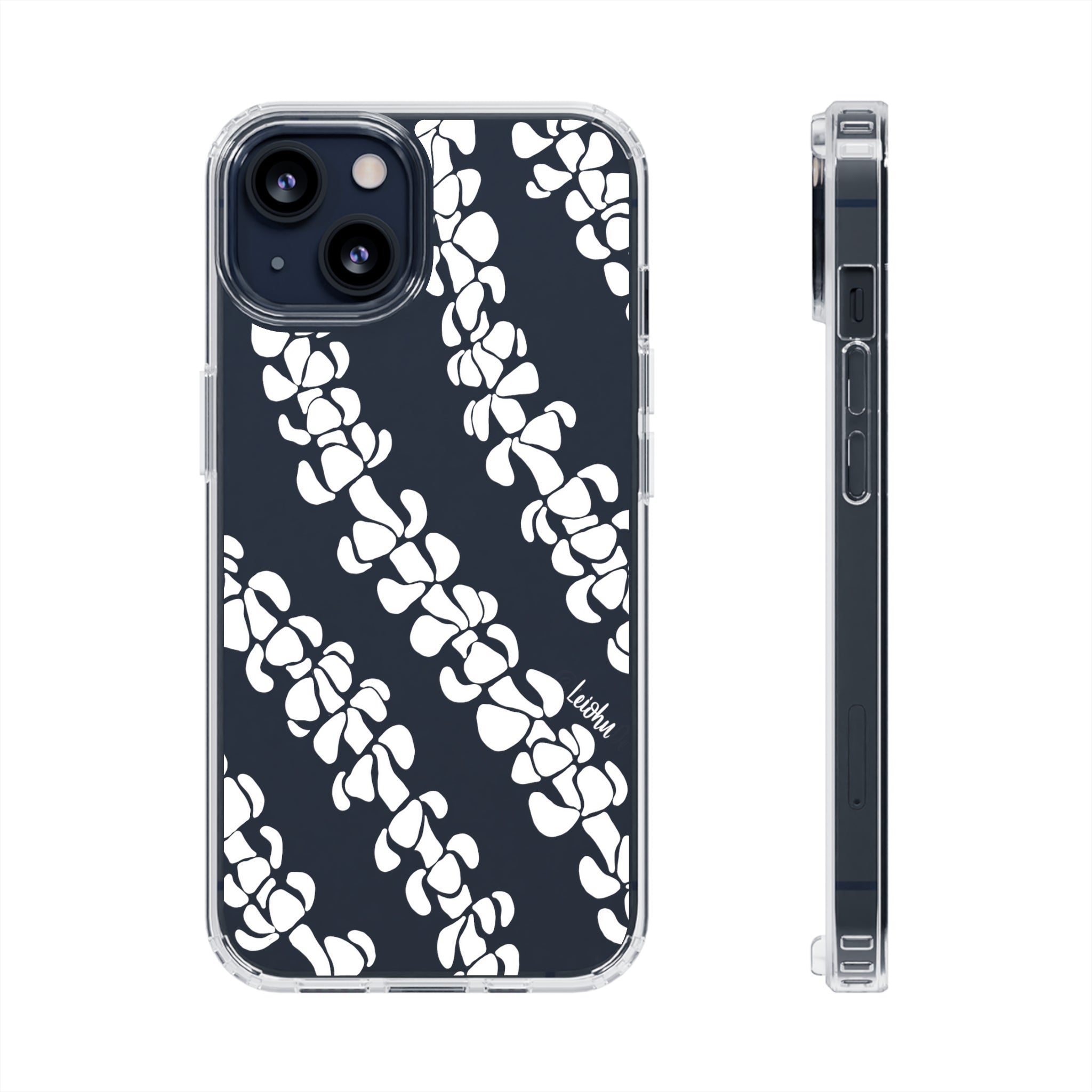 PUAKENIKENI Ke'oke'o Clear Phone Case - Slim Protective Cover for iPhone 15/14/13/12/11 Pro Max, XR, XS, SE - Scratch-Resistant Transparent TPU Bumper - Perfect for Everyday Use, Travel & Work