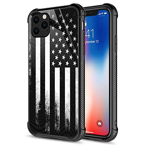 Black Retro American Flag