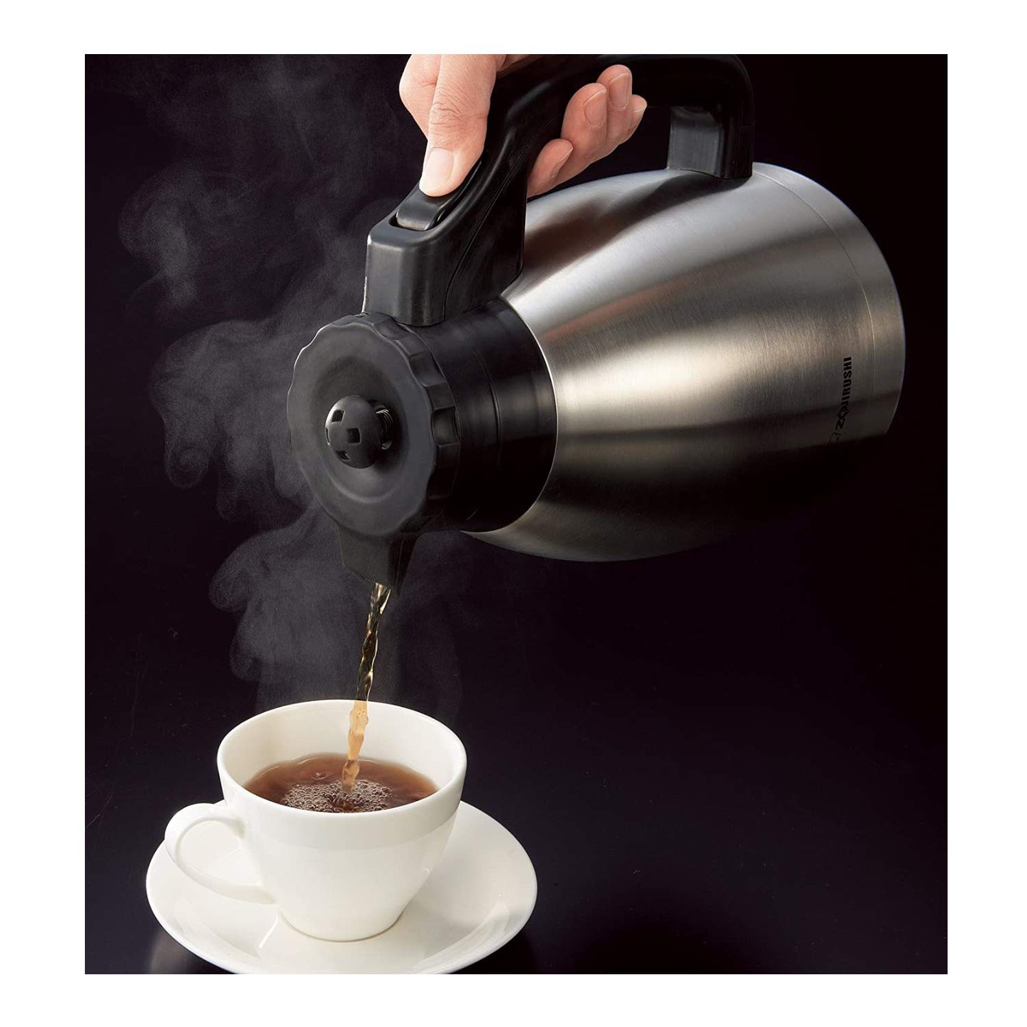 Zojirushi EC-YTC100XB 10-Cup Stainless Steel Coffee Maker - Black | Programmable Thermal Carafe | Perfect for Home & Office Use | Fast Brewing & Keep Warm Function