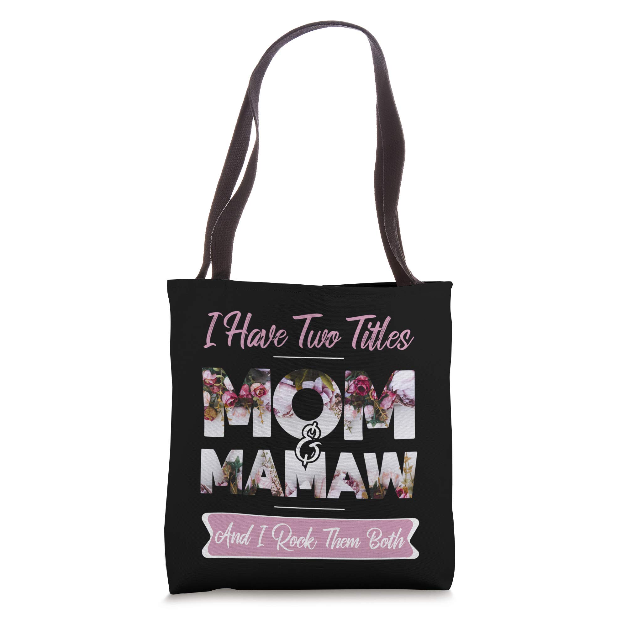 Mom & Mamaw Tote Bags - Personalized Mothers Day Gift Tote for Women - Perfect for Shopping, Work & Everyday Use