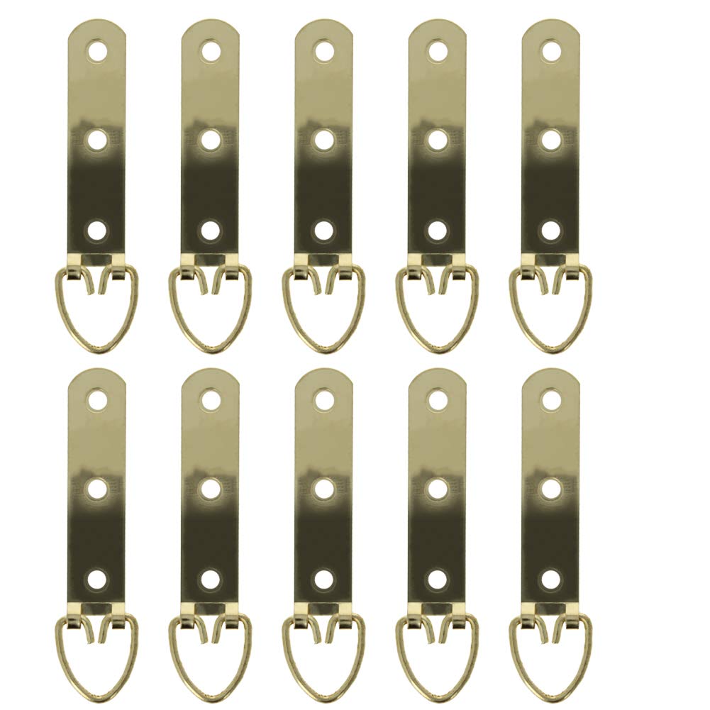 Gold Tone Picture Frame Buckle Kit - 10PCS 3.54