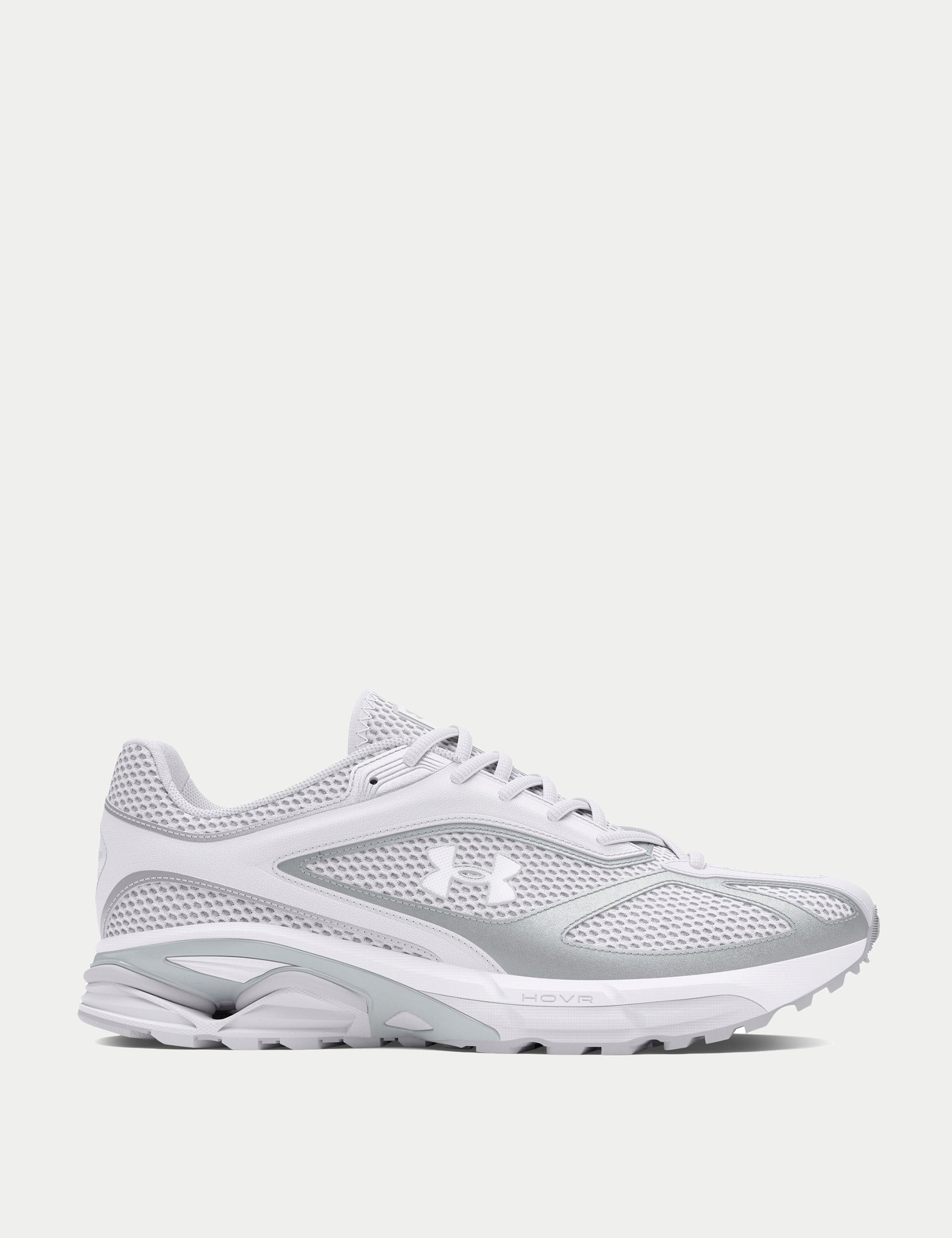 Apparition Shoes - White, Metallic Silver & Halo Gray Running Sneakers for Men & Women | Lightweight Comfortable Athletic Shoes for Jogging, Gym Workouts & Casual Wear