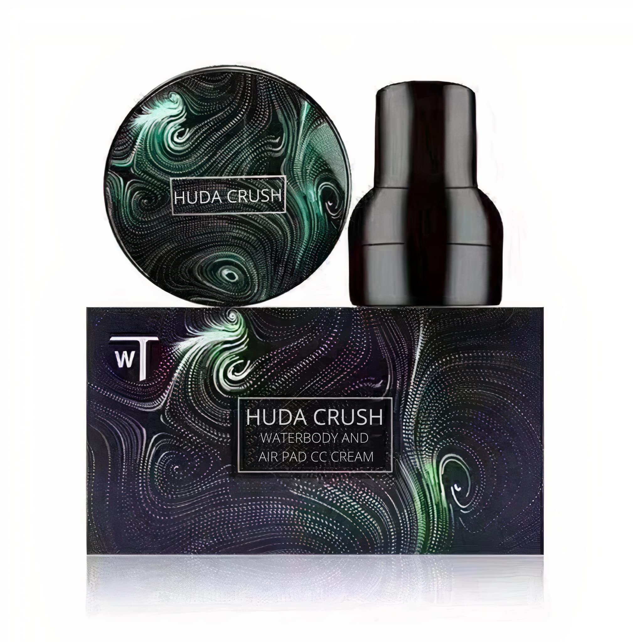 HUDACRUSH BEAUTY 3-in-1 Mushroom Head Air Cushion Foundation - BB Cream, CC Cream & Concealer with Whitening & Sun Protection | Perfect for Daily Makeup, Natural Coverage & Flawless Skin Finish
