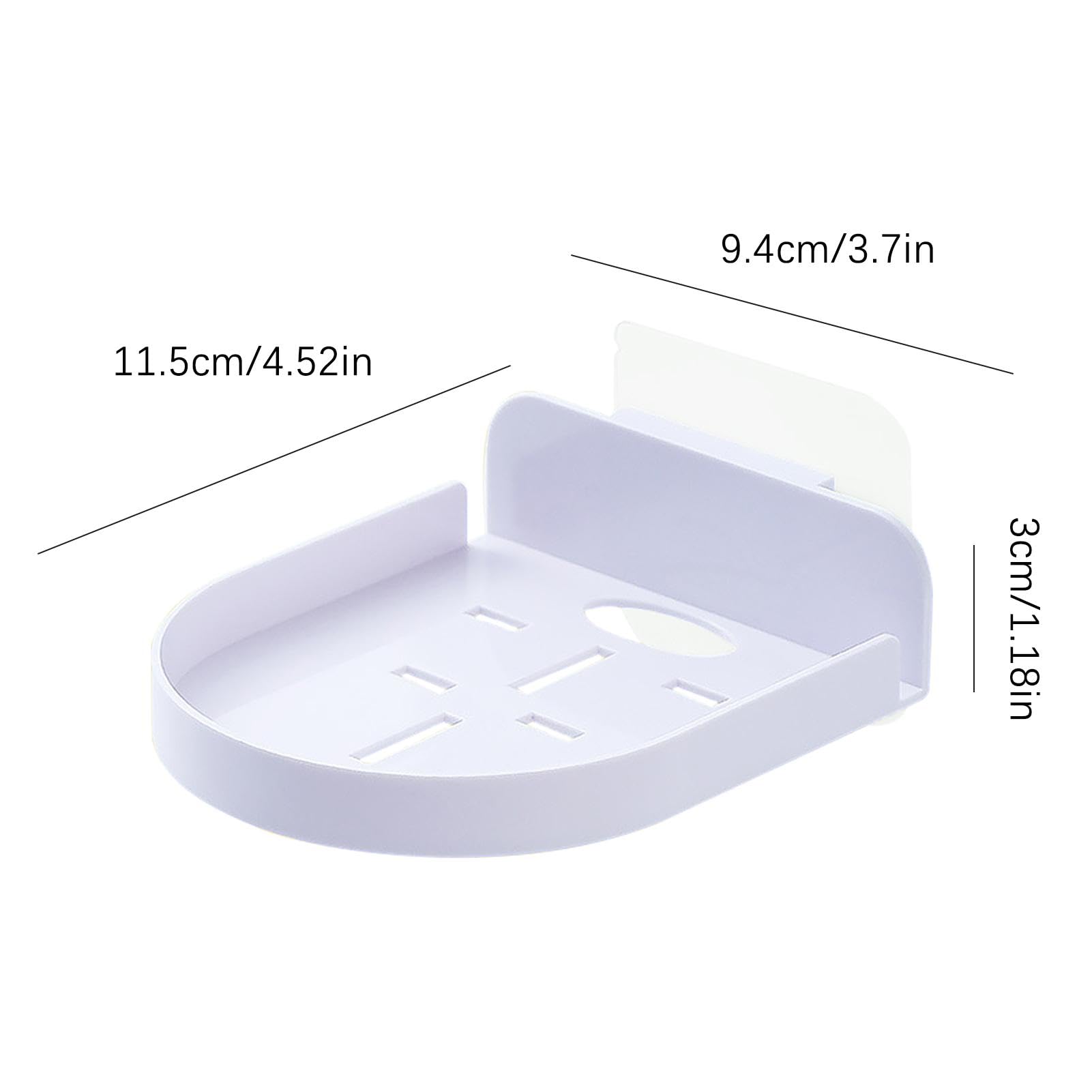Drill-Free Security Camera Wall Shelf - No Drill Floating Monitor Mount for Indoor & Outdoor Cameras | Perfect for Bedroom, Bathroom, Kitchen & Office Surveillance