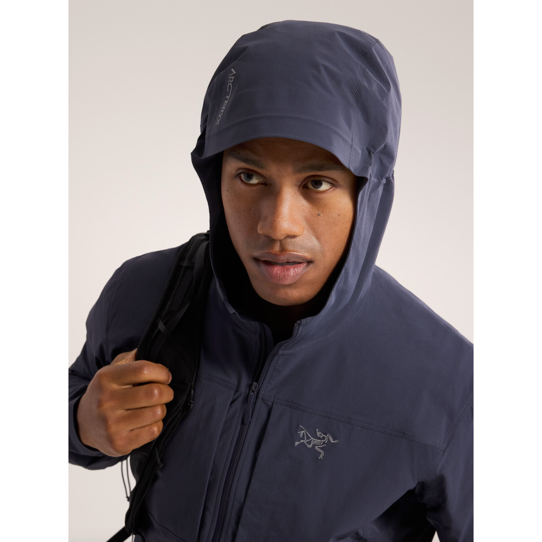 Arc'teryx Men's Gamma Lightweight Hoody Jacket - Water-Resistant, Breathable Softshell for Hiking, Climbing & Outdoor Adventures