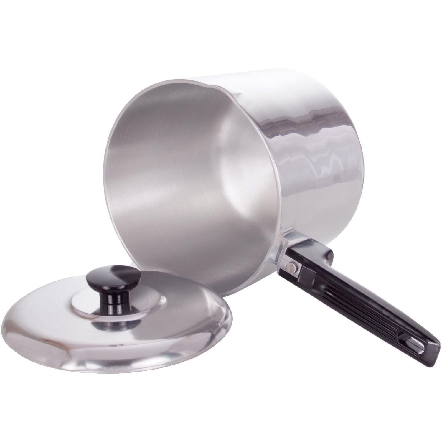 4 Quart Aluminum Sauce Pot - Cajun Cookware for Boiling, Stewing & Cooking Soups - Perfect for Home Kitchens & Outdoor Camping