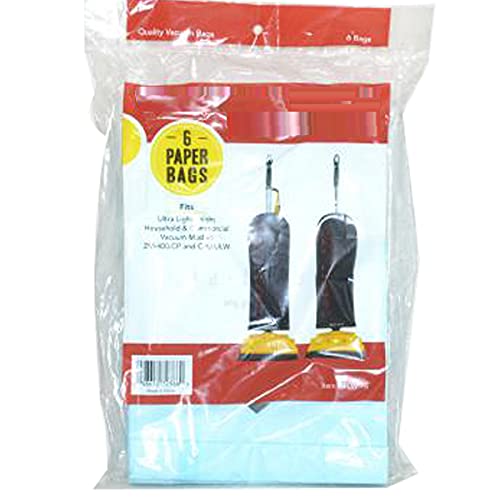 Carpet Pro CPULW Vacuum Cleaner Bags (6-Pack) - Perfect for Home Cleaning