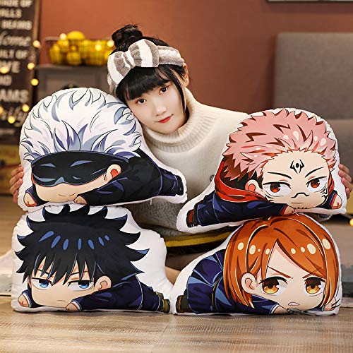 Anime Plush Pillow - Cute Japanese Anime Character Throw Pillow, Soft Plush Doll for Boys, Girls & Teens - Perfect for Bedroom Decor, Gifts, and Cosplay Accessories