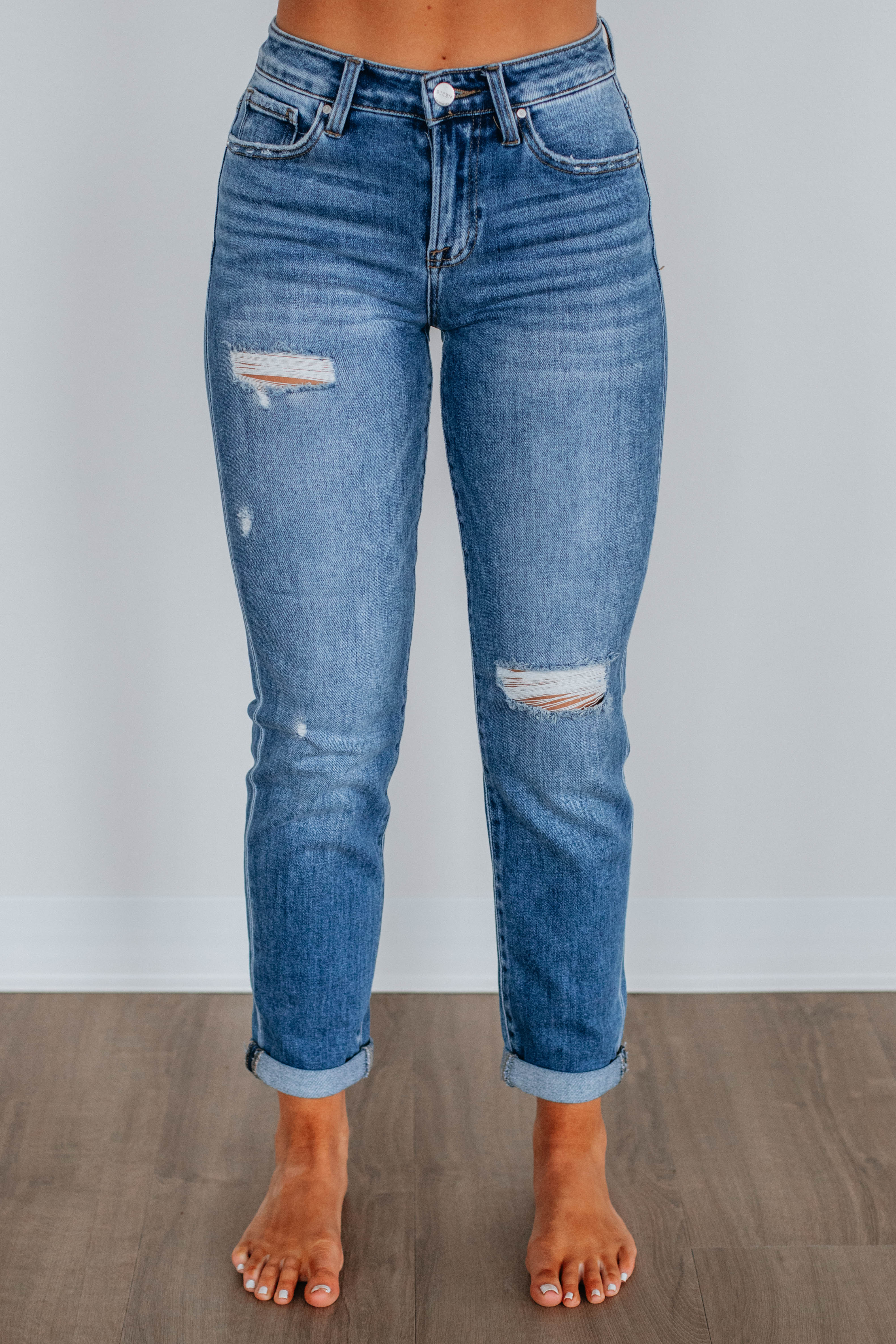 Cecile Risen Women's High Waist Skinny Jeans - Stretch Denim Pants for Everyday Comfort | Perfect for Work, Casual Outings & Date Nights