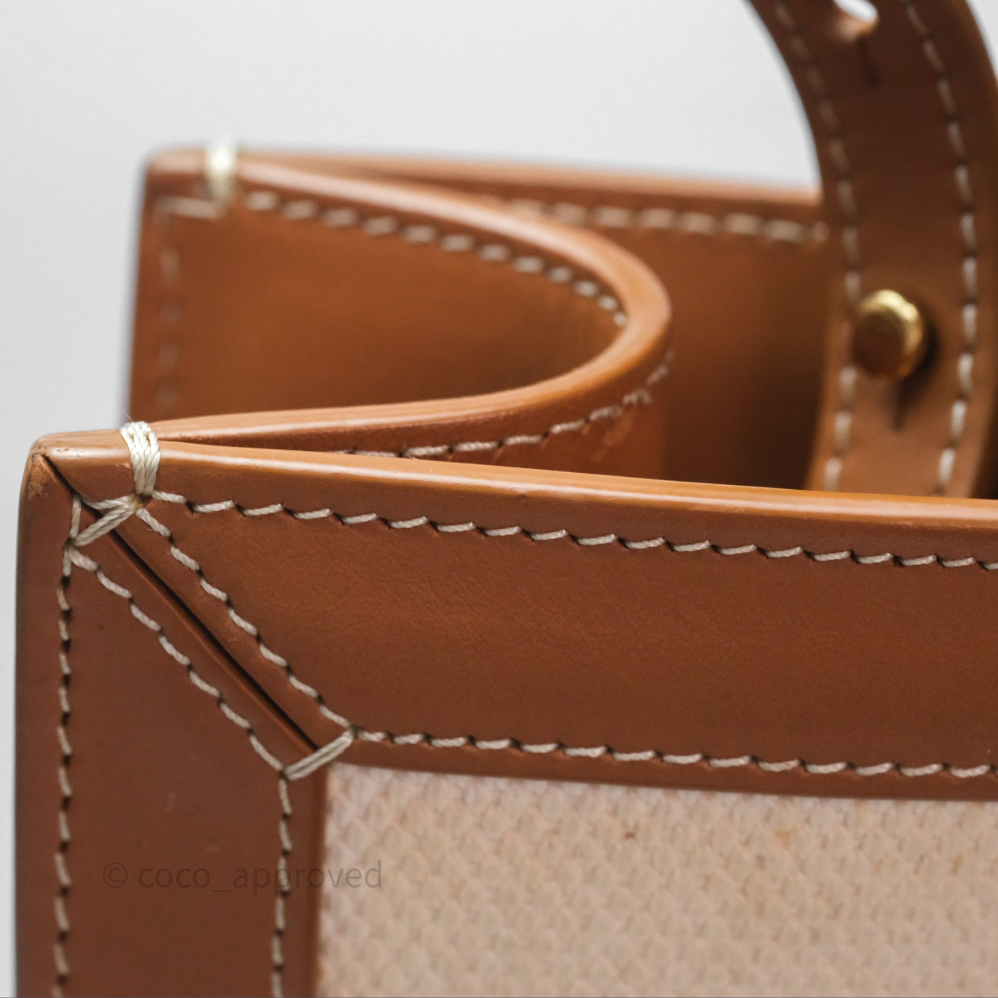 Celine Small Vertical Cabas Tote Bag with Celine Print in Natural/Tan - Stylish Designer Handbag for Women, Perfect for Work, Travel & Everyday Use