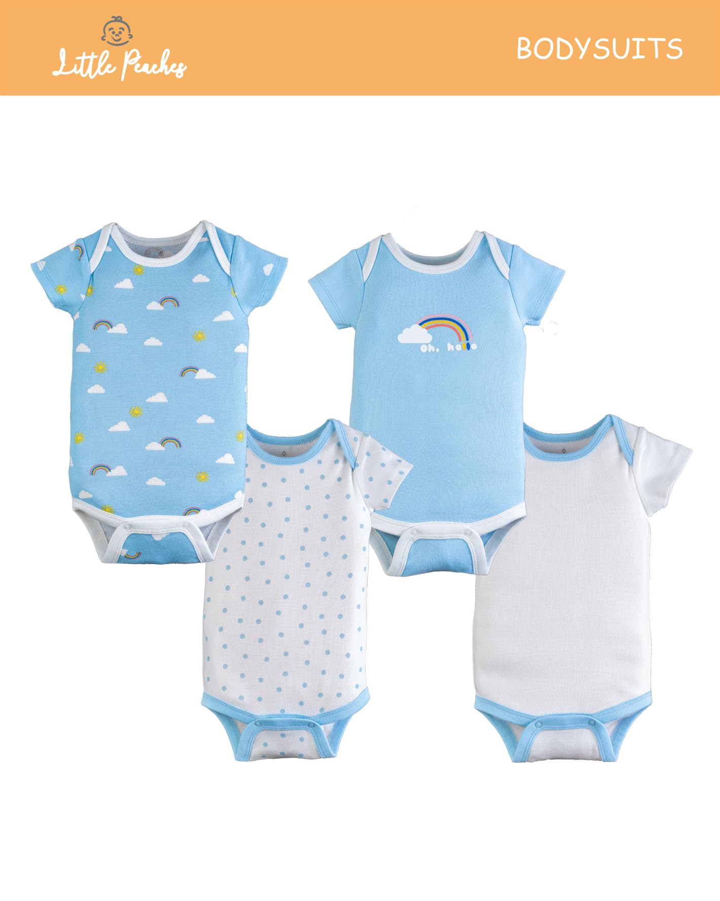 Soft 100% Cotton Newborn Baby Girl Clothes Set - Essential Outfits for 0-6 Months | Breathable & Comfortable Baby Girl Gifts | Perfect for Daily Wear, Photo Shoots & Special Occasions