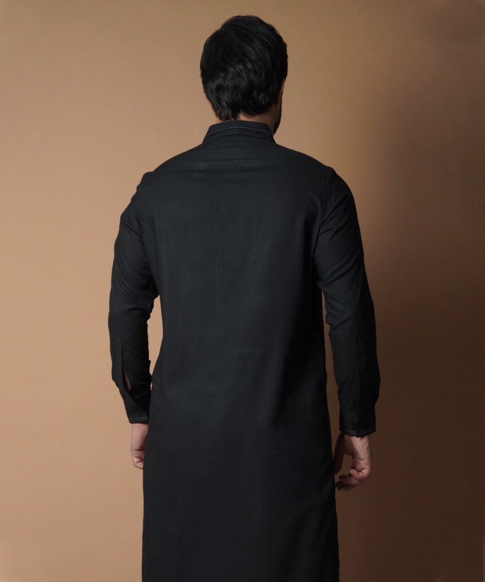 Stylish Black Shalwar Kameez for Men & Women | Traditional Pakistani Outfit | Perfect for Weddings, Eid & Special Occasions