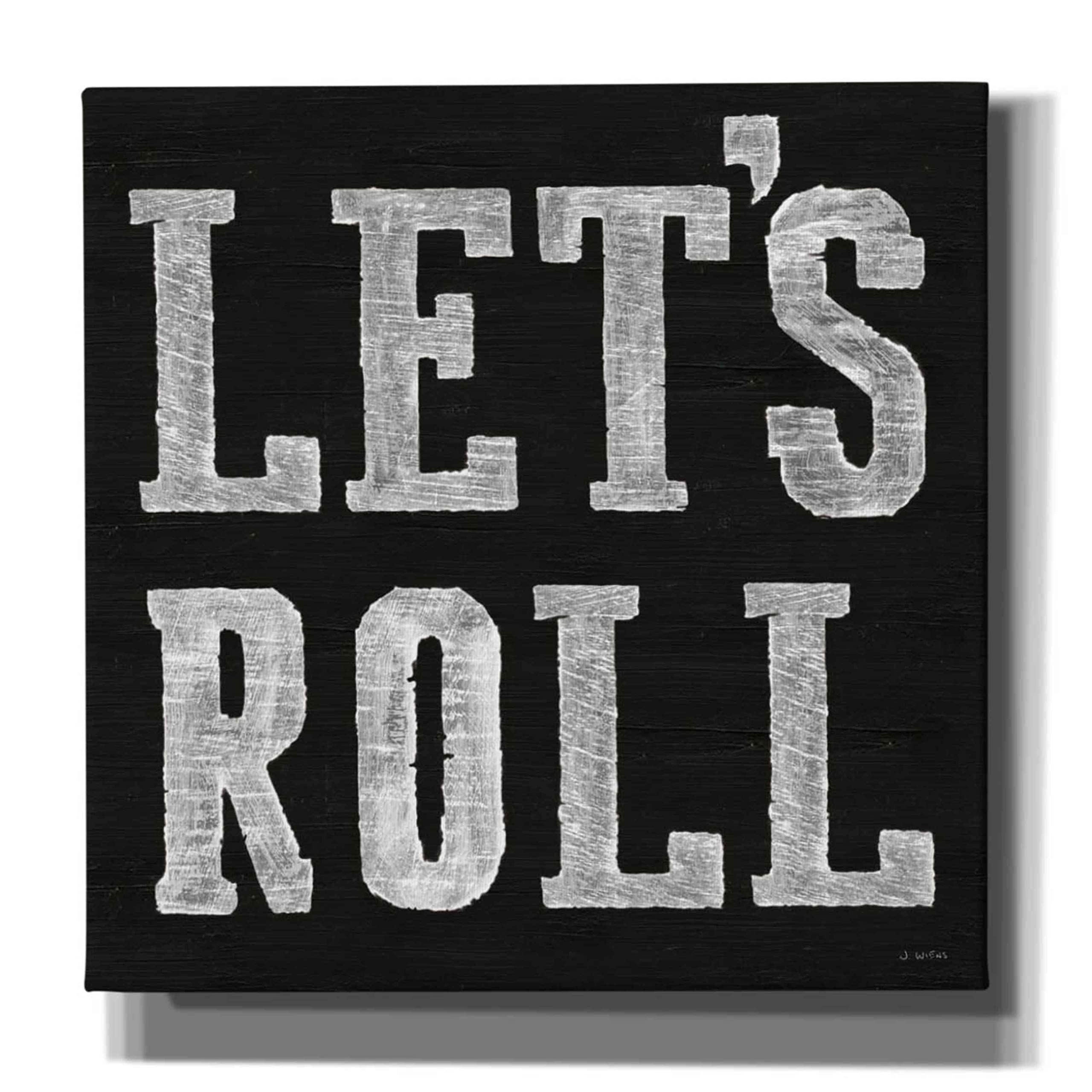 Epic Graffiti 'Lets Roll V' by James Wiens - 18x18 Inch Canvas Wall Art for Modern Home & Office Decor - Perfect for Living Rooms, Bedrooms & Creative Spaces