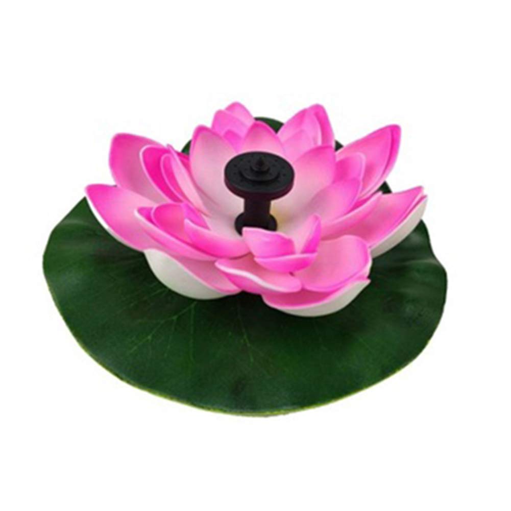 Solar Powered Lotus Flower Fountain Pump - Outdoor Garden Pond Decor with Waterfall Feature for Courtyard, Rockery & Landscape Design | Eco-Friendly Solar Water Fountain for Backyard, Patio & Yard Decorations