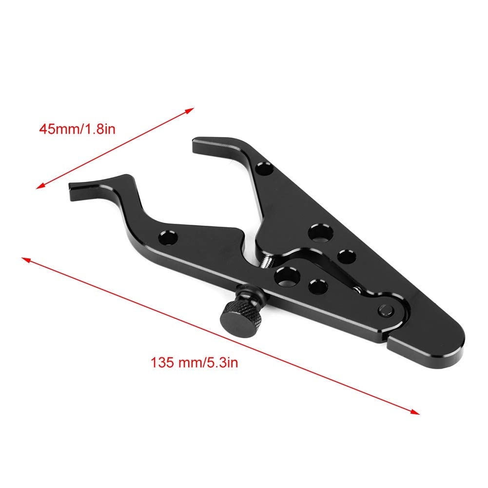 Yctze Motorcycle Throttle Clamp - Adjustable Handlebar Control Assist Tool for Motorbikes | Perfect for Throttle Lock & Cruise Control on Long Rides