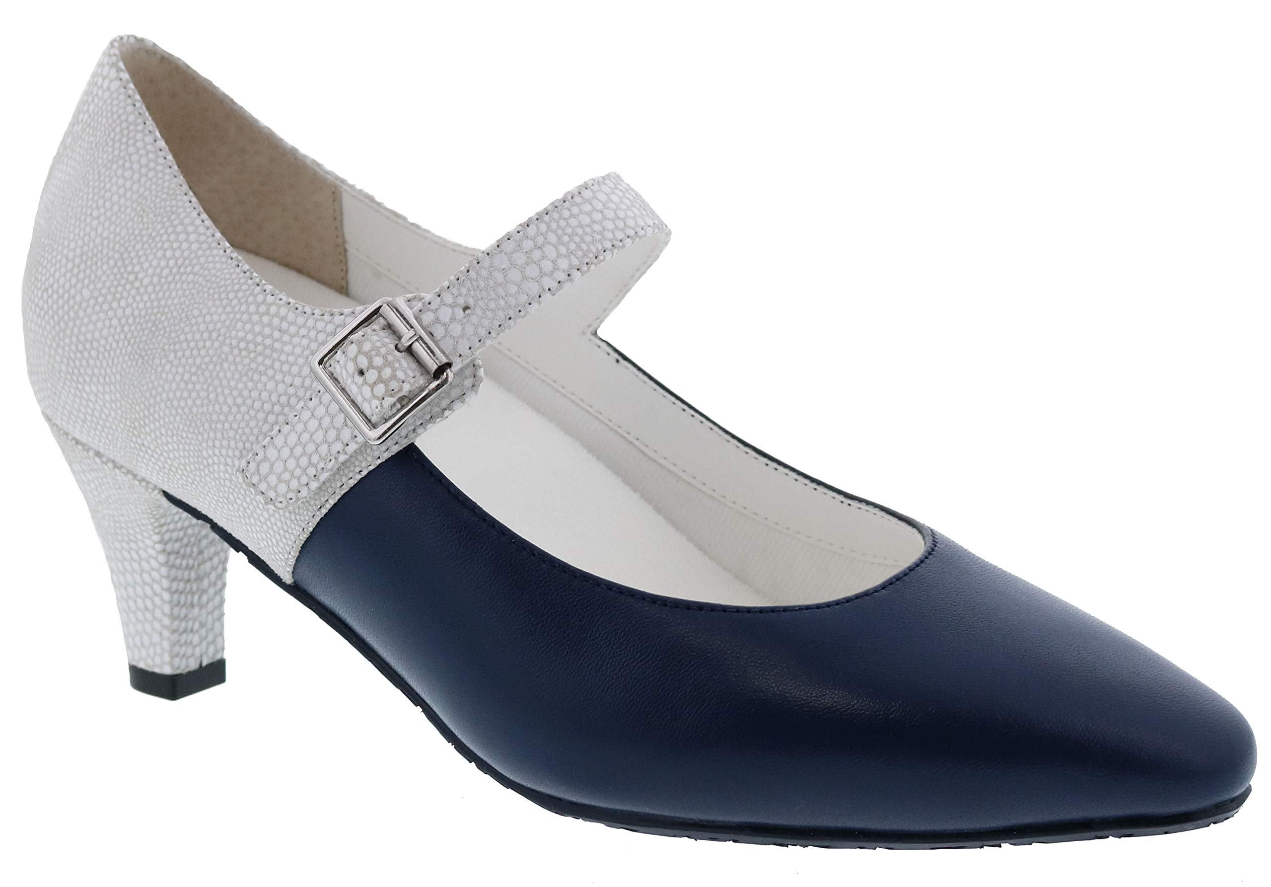 Ros Hommerson Kiki 75075 Women's Dress Heels - Leather Buckle Strap Pumps for Women, Comfortable High Heels for Wedding, Party & Office Wear