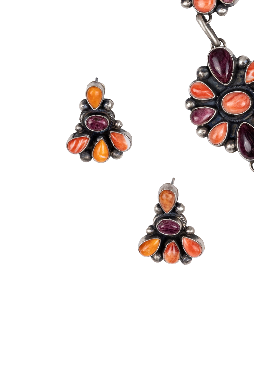 Vibrant Multi-Color Spiny Oyster Shell Necklace Set - Handmade Boho Jewelry for Women, Perfect for Beach Vacations & Summer Fashion Accessories