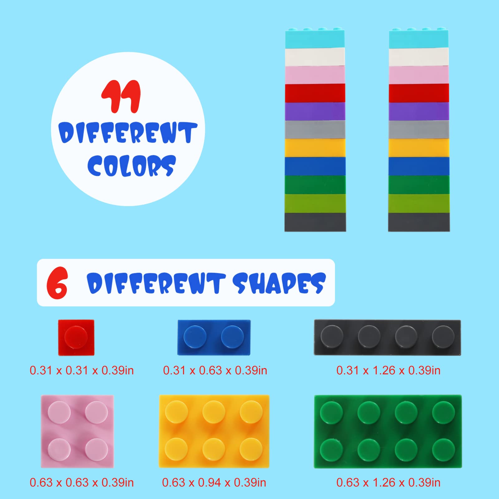 1000pcs Classic Building Blocks - Compatible with Major Brands for Kids 6-12 | STEM Learning Toy for Boys & Girls | Creative Play & Gift Idea