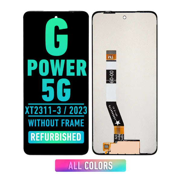 Refurbished Motorola Moto G Power 5G (XT2311-3 2023) LCD Screen Replacement - No Frame Included - All Colors Available - Perfect for DIY Phone Repairs & Screen Damage Replacement