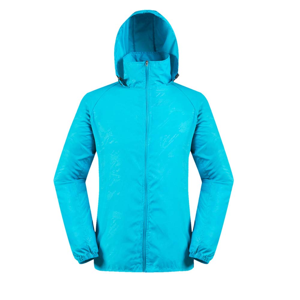Realdo Men's & Women's Waterproof Windbreaker Jacket - Lightweight, Quick-Dry Running Coat with Storage Bag | Outdoor Hiking, Jogging, Travel & Rain Protection