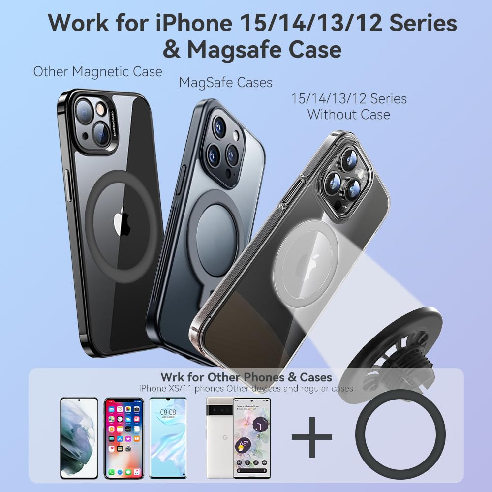 Magnetic Air Vent Car Phone Holder for Toyota Corolla 2020-2023 - Universal Fit for All Smartphones - Perfect for GPS Navigation & Hands-Free Driving