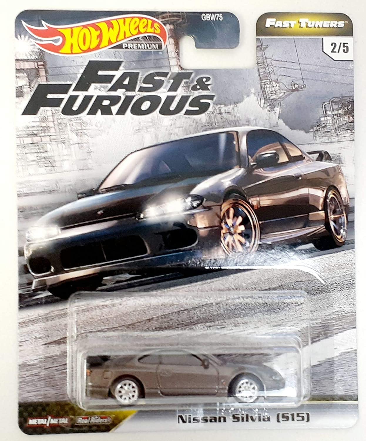 Hot Wheels Fast & Furious Nissan Silvia S15 Diecast Car - Collectible Toy for Kids & Adults, Perfect for Play, Display & Racing Scenes