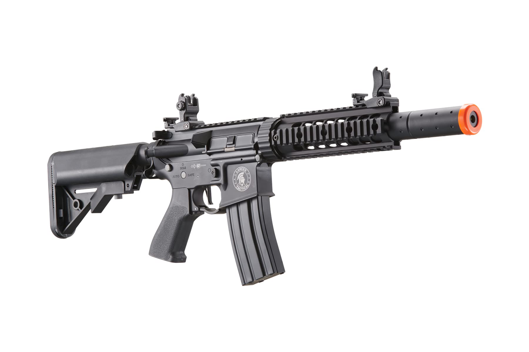 Lancer Tactical Gen 2 Proline Full Steel Airsoft AEG Rifle - M4 Style with Fast Trigger & MOSFET | Includes Battery & Charger | Perfect for Airsoft Battles, Training & Tactical Games