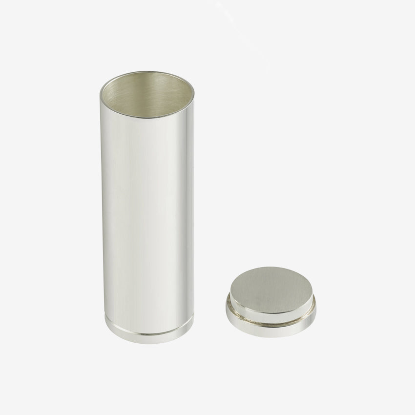 Christofle Silver Plated Uni Cork Box - Elegant Wine Bottle Stopper for Home Bar, Dinner Parties & Gifts